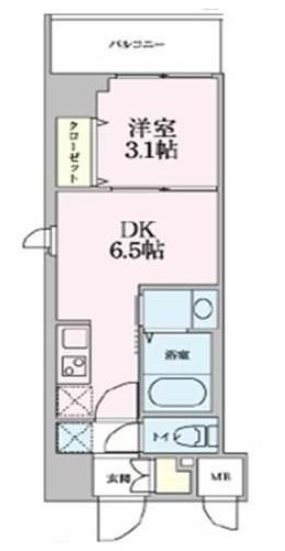 ジニア深川住吉 間取り図