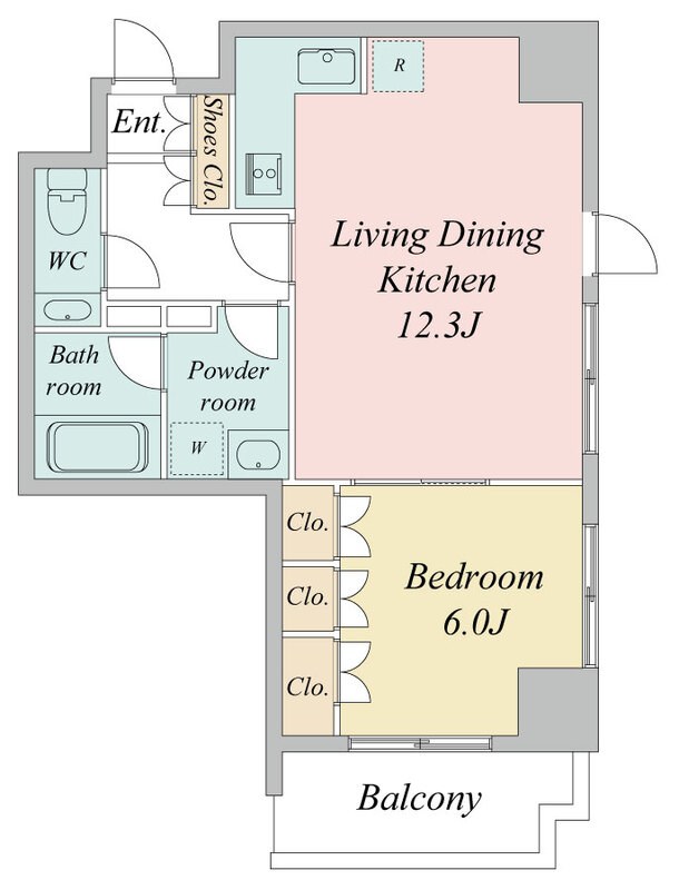ドゥーエ日本橋 間取り