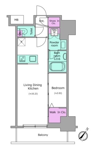 アーバネックス日本橋茅場町 間取り