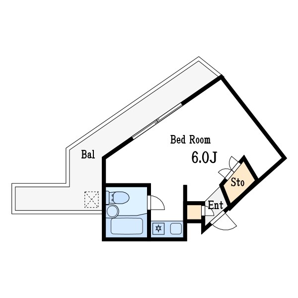 クラムプレイス 311号室 間取り