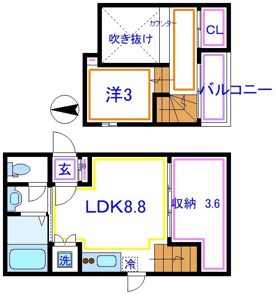 PALMTREE ANNEX(パームツリーアネックス） 間取り