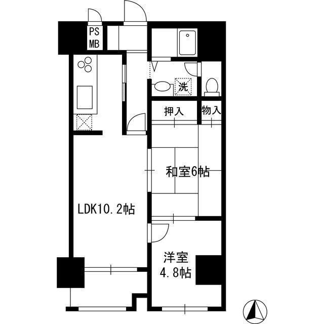 サンハイム清水 間取り