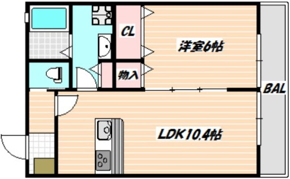 フォルセノーグ 302号室 間取り