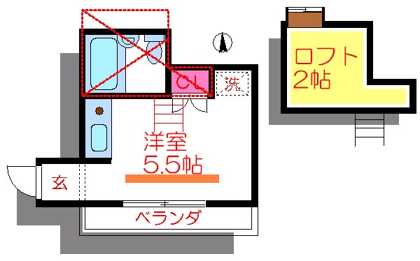 カーサヴェルデ     間取り