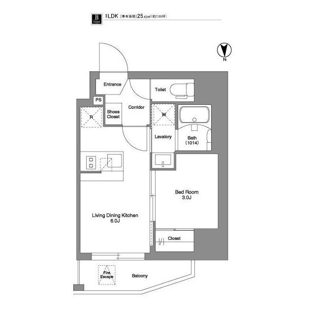 BPRレジデンス王子 間取り