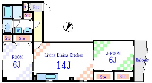 西松ビル  間取り
