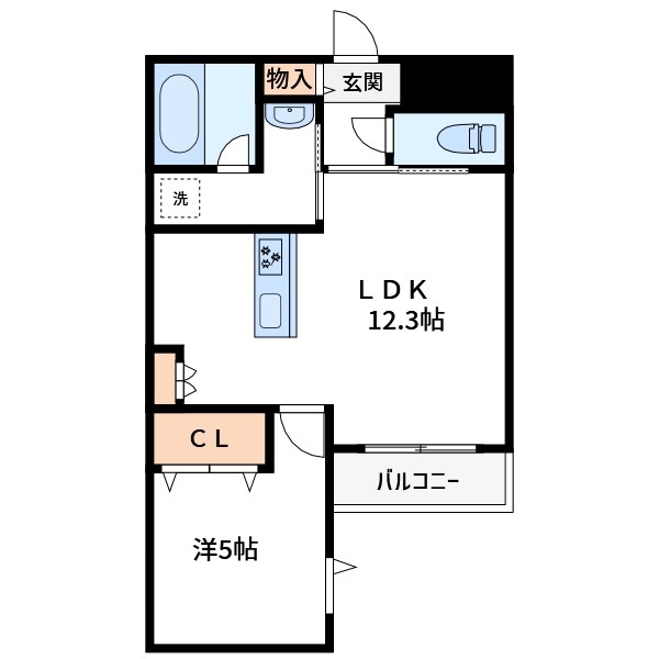 メゾンクレール谷在家 間取り