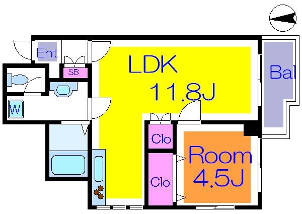 プティーボワービル  間取り
