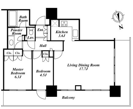 リエトコート　アルクスタワー 間取り