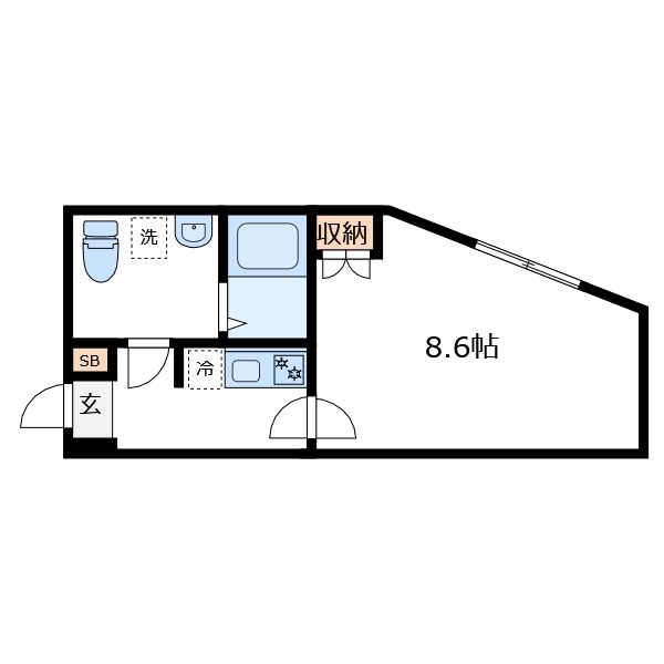 ラシクラス小岩駅前 間取り図