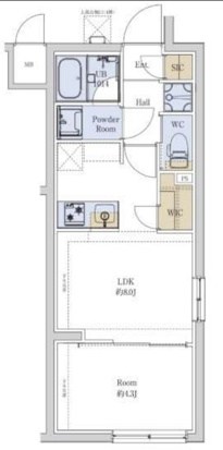 プロスタイルウェルス堀切菖蒲園 間取り