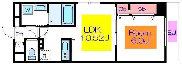 メゾンドソレイユ  間取り