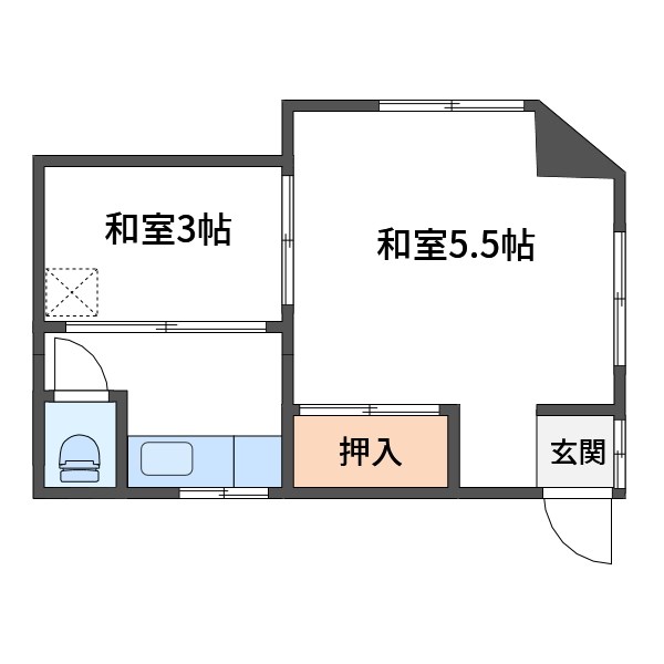 田中荘 間取り図