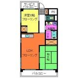 アサヒハイツ東葛西 間取り図