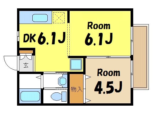 コーポ司 間取り図
