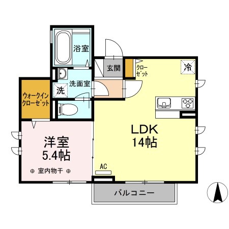 D-room Renka 間取り