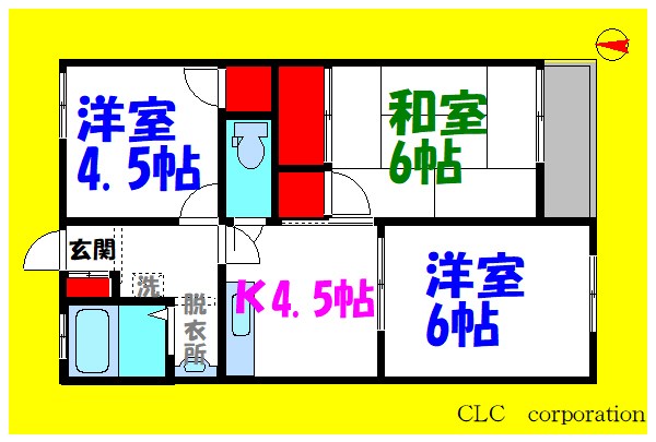 永井コーポラス 間取り図