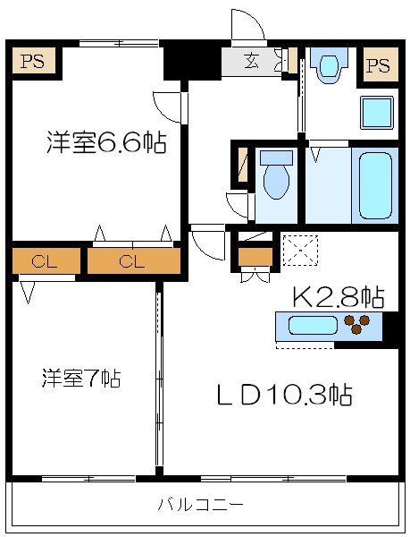 アフィニス 間取り図