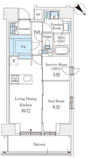 リテラス西日暮里  間取り