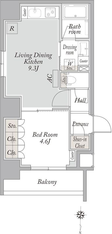 ラクラス浅草 間取り