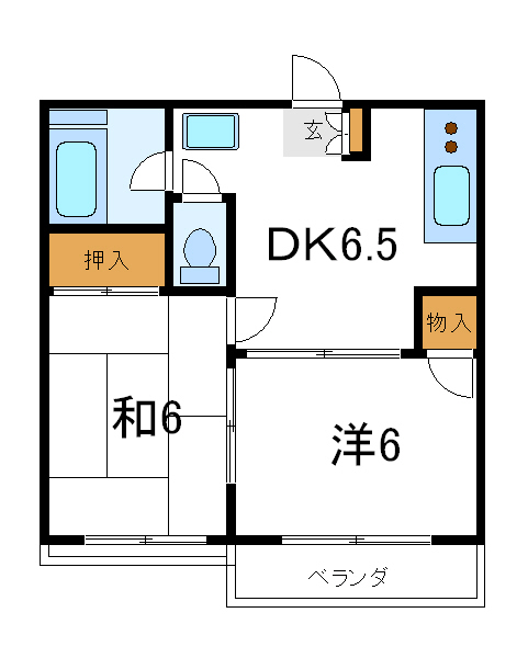 マインコーポⅡ 間取り図
