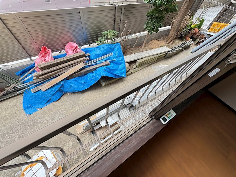 コーポオザワ   ベランダ