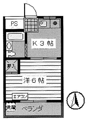 グリーンヒルホシ 間取り図