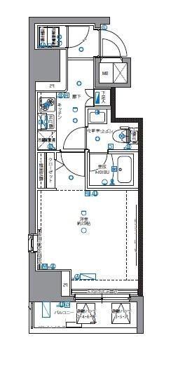 パティーナ月島  間取り
