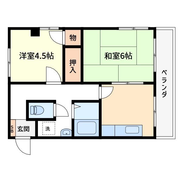 コーワエメラルドマンション 間取り図