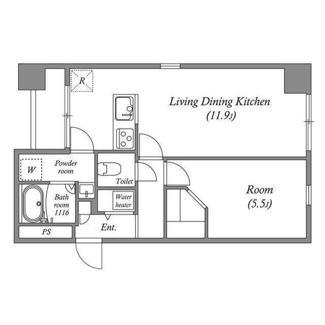 オーパスホームズ八丁堀（旧ＨＦ八丁堀レジデンスⅢ） 間取り