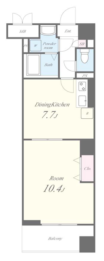 ラヴィン 間取り図
