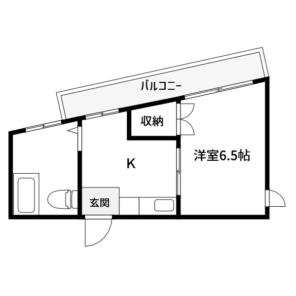 シャトレー堀切 間取り図
