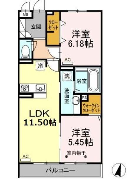 ディアコート 間取り図
