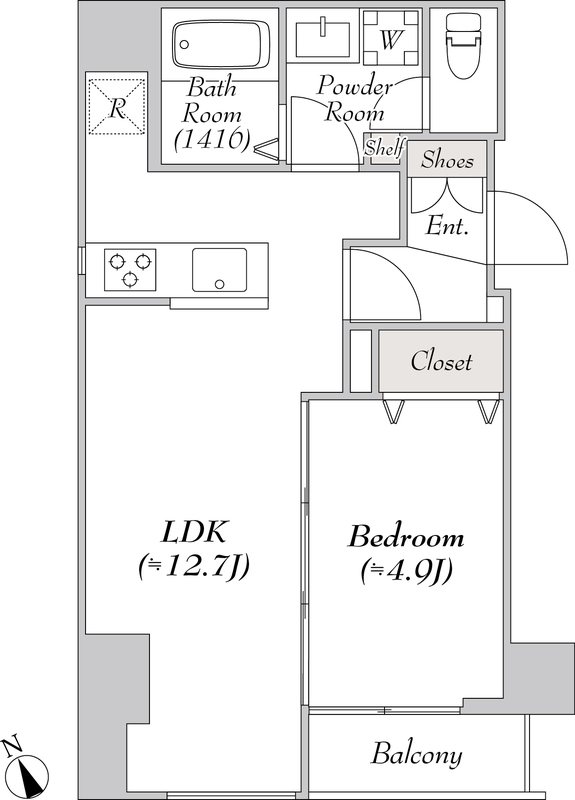 ルミーク根岸 間取り