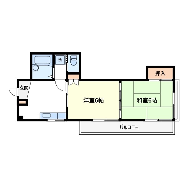 五反野ハイツ 間取り