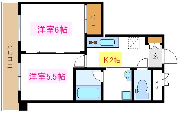 クレッセントテラス 間取り図