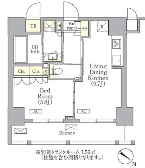 ORSUS　三ノ輪 間取り