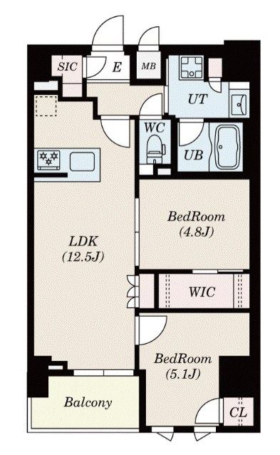 S-RESIDENCE北千住reiz 間取り
