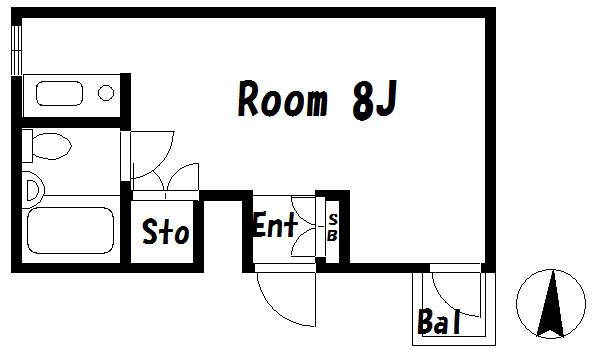 フラット谷中  間取り