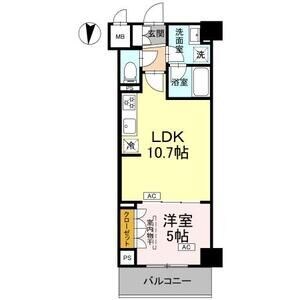 ロイジェント潮見 間取り