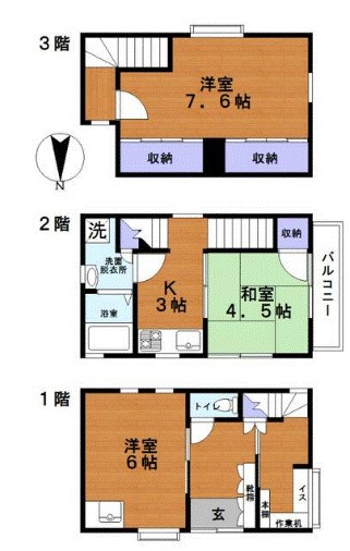 Harch北綾瀬 間取り