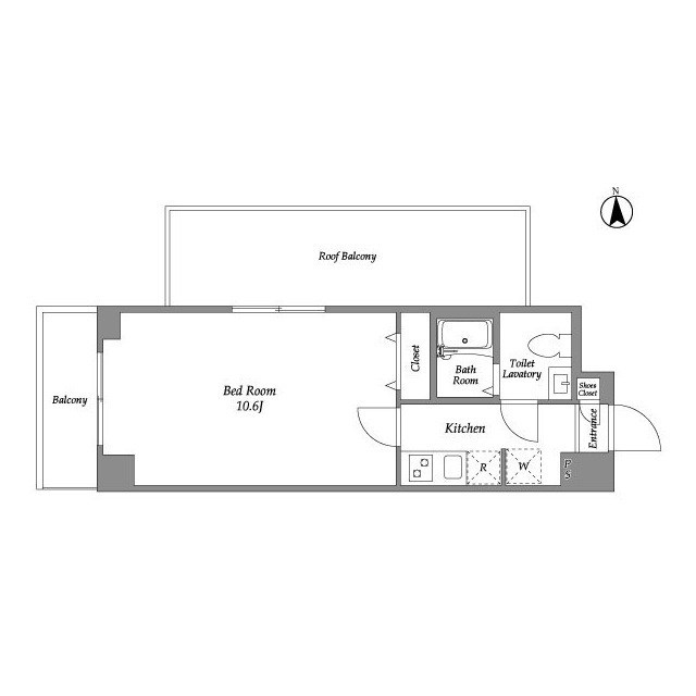 アルファコート葛西 間取り図