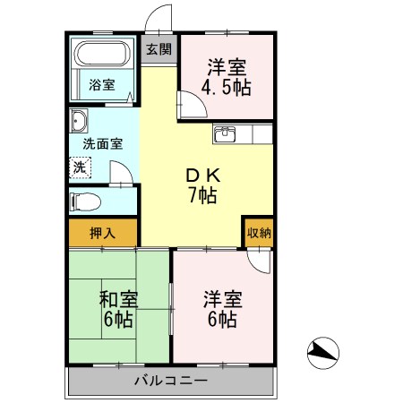メゾン細田 間取り図