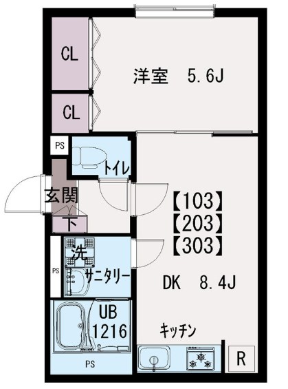 イクシ江戸川 間取り図