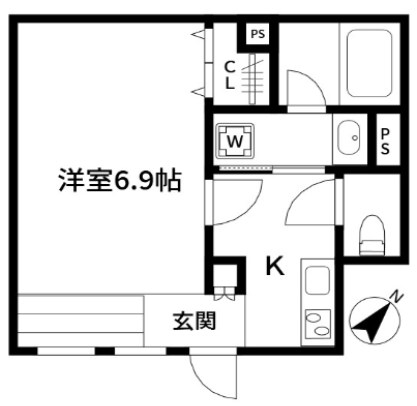 アリュイッテ柴又 間取り図