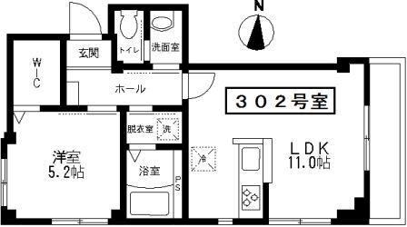 トライアングル 間取り図