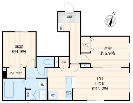 KR　Sun　Court 間取り図