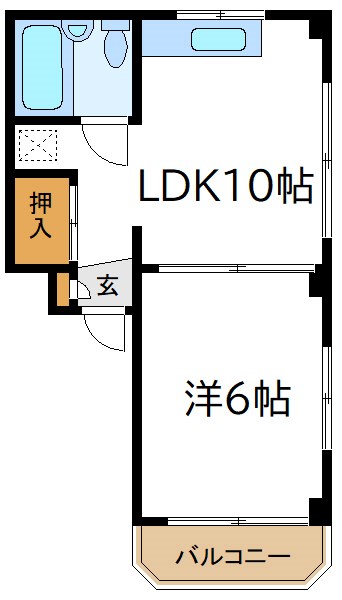 コーポＣ＆Ｔ 401号室 間取り