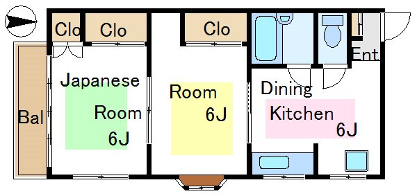境川フラット 間取り