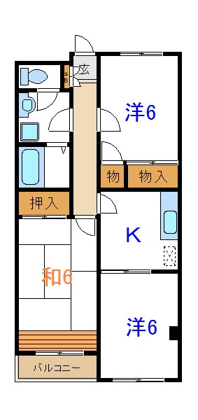 ベルマーレ篠崎 間取り図